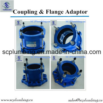 Adaptador de acoplamento de flange