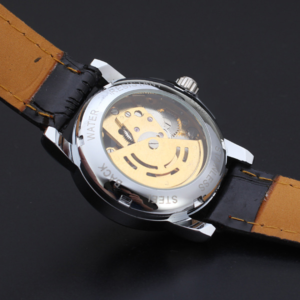 domed glass watch mininalist design with diamond dial