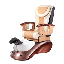 Electric massage chair with foot massager