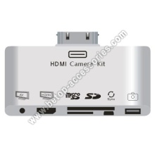 lector de tarjetas 6 en 1 ipad iphone HDMI