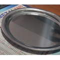 Círculo de aluminio utilizado para utensilios de cocina.