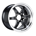 Aluminium Alloy Truck Wheel Black Milled Spoke