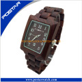 Hot Sell Wooden Watch für Damen und Herren Wasserdichte Uhr