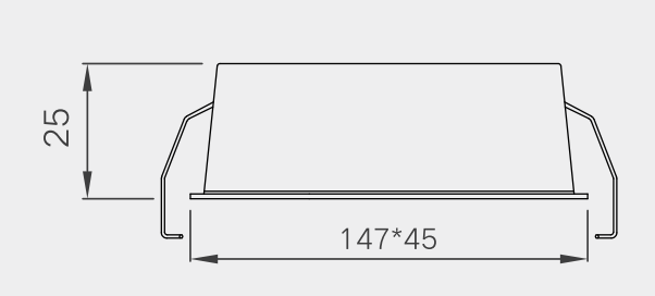 10w Recessed Led Linear Spotlight