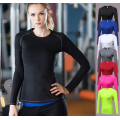 Dry Fit Kompressions-Langarmshirt für Damen