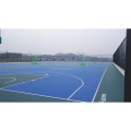 Multi-use colorful interlocking basketball court tiles