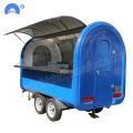 Tow-able mobile food carts trailer selling ice cream