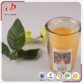 Religious votive virgin mary label jar candle