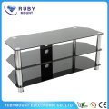 Tempered Glass Living Room Furniture TV Stand DVD Bracket