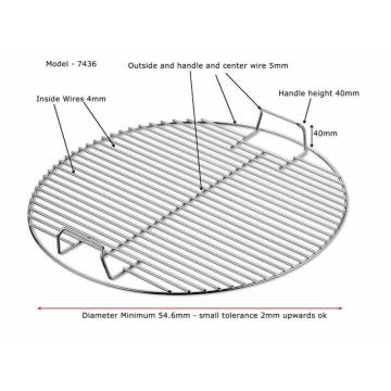 Promotional BBQ Round and Square Food-Grade Grill Netting