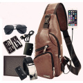 Slanting satchel casual Fanny pack men