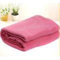 Discount Solid Color Coral Fleece Blanket Throw