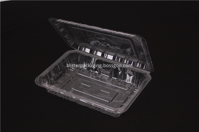 Blister disposable plastic container fruit tray