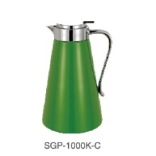 Gemaltes Glas Liner Edelstahl Shell Kaffee Topf Sgp-1000k-C