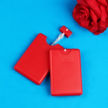 20ml Red Credit Card Perfume Hand Sanitizer Spray Bottle