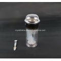 New Design Portable Cup Shape Acrylic Hookah Small Shisha with LED