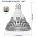 Luz de cultivo LED para planta E27 36W