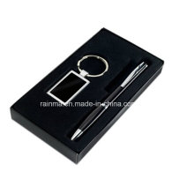 Подарочный набор для бизнеса с цепочкой для ключей и ручкой