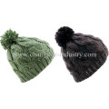 Baggy oversize knit wool beanie Chinese supplier