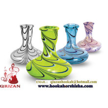 Meilleure vente Vase en cristal coloré narguilé Shisha