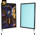 Black frame wall hanging LED sign board