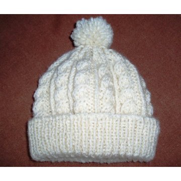 Made to Order Hand Knitted Hat with POM POM