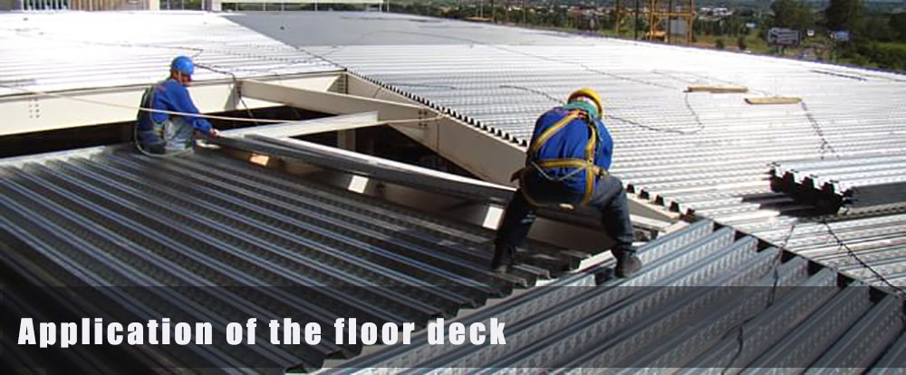 application of the floor deck