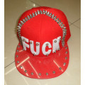 Acrylique casquette hip-hop lettres rivet goujon cap jazz cap spike clouté cap danse de rue casquette