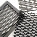 Titanium expanded diamond wire mesh for aerospace