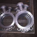 Iron casting butterfly valve body