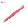 Best slant tip eyebrow tweezers with comb end