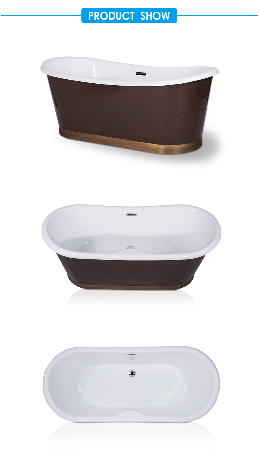 Karolina Freestanding Bathtub in Unique Color