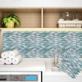 Mosaic Vinyl Wall Tiles Self Adhesive Sticker