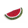 Crochet Watermelon slice Crochet toy Teething Toy Pretend food Crochet vegetables Crochet fruits Pretend play Nursery decor Kids