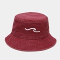 Wholesale Low MOQ Custom Men Women Fashion High Quality Plain Adult 100% Vintage Cotton Washed Folding Embroidery Bucket Hat Cap