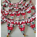 Traje de gola de cachorro de Natal bandana