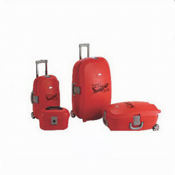 4 PCS PP trolley bagages 28"