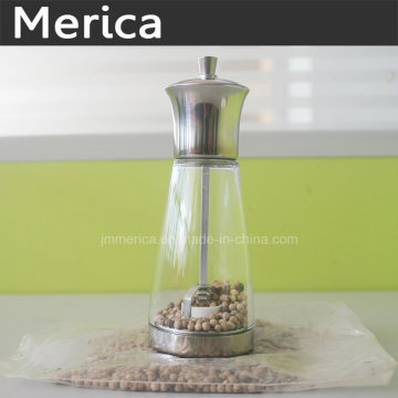 Aço inoxidável Manual Spice ou Peppr Grinder