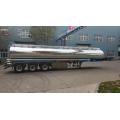 Mirror Aluminum Alloy Fuel Tanker Truck Semi-Trailer