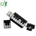 Funda protectora de polvo con forma de piano USB lindo para silicona