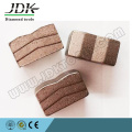 Jdk Sandwich Diamond Tool Blade Segmento para EE.UU. Blue Stone Cutting