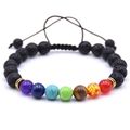 7 Chakra Hanging jewelry Decoration sets Pendant bracelet pyramid Crystal Windows Car acessories Good Lock Home Decorations Reik