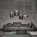 INSHINE Clear Globe Pendant Light Fixtures