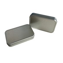 No Printing Rectangle Shape Tin Box Packaging Wholesale Container