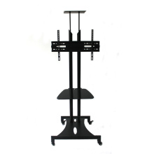 Mobile TV Bildschirm Display Stand, TV Regal Trolley mit 4 Rädern