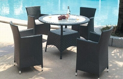 Modern Style Outdoor PE Rattan Furniture Set