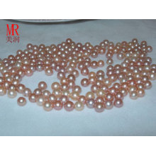 6-7mm Pérolas de laranja Beading de água doce