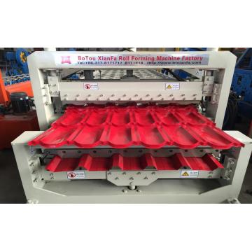 Materia de construcción Techo Doble Decker Roll Forming Machine