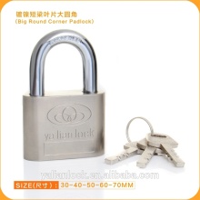 Hot Wholesale Big Round Corner Padlock With Vane Key