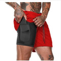 Men's 2 in 1 Workout Running Shorts